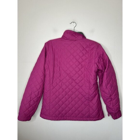 Columbia Women’s Quilted Core Full Zip Pink Purple Jacket Coat Size Medium - Picture 4 of 7